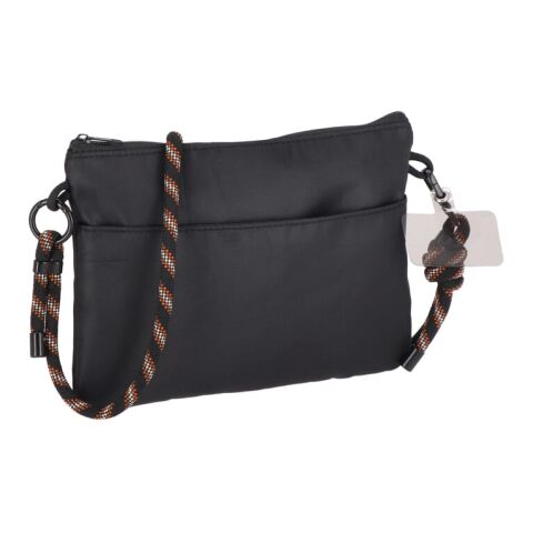 Pochette compacte avec sangle en paracorde pour une portabilité facile. Noir | sans marquage | non disponible | non disponible