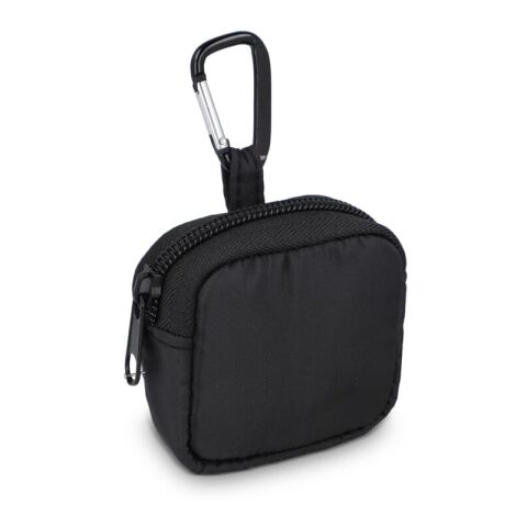 Pochette en nylon pour écouteurs 6,5 x 6 cm