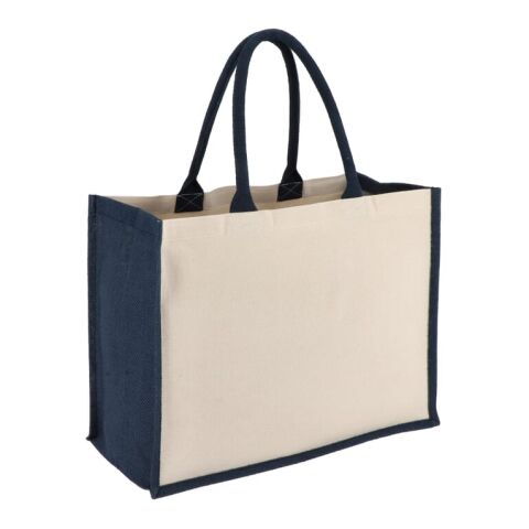 Jute-Cotton Sac fourre-tout OEKO-TEX® 42,5 x 19 x 32cm 320g/m² Bleu foncé | sans marquage | non disponible | non disponible