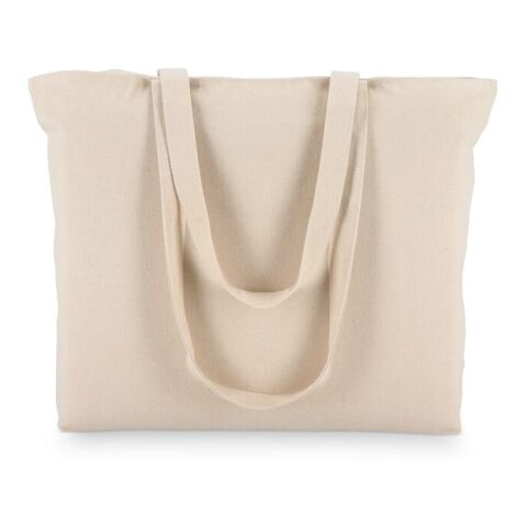 Sac fourre-tout en coton avec fermeture éclair OEKO-TEX® 47 x 11 x 35cm 320g/m² Ecru | sans marquage | non disponible | non disponible