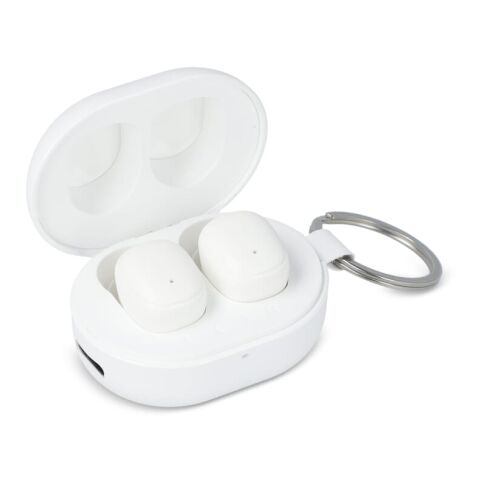 Mini oreillettes sans fil taille porte-clés Blanc | sans marquage | non disponible | non disponible