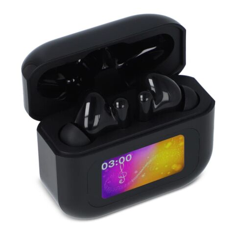 Écouteurs sans fil ANC avec écran tactile LCD Noir | sans marquage | non disponible | non disponible
