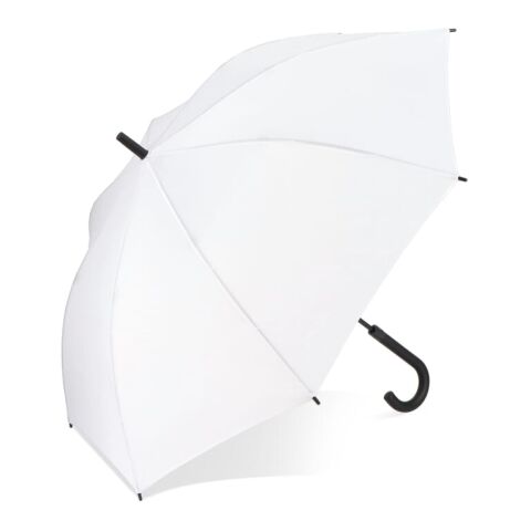 Verdure 190T Pongee 23&quot; Parapluie à crochet coupe-vent Ouverture automatique Blanc | sans marquage | non disponible | non disponible