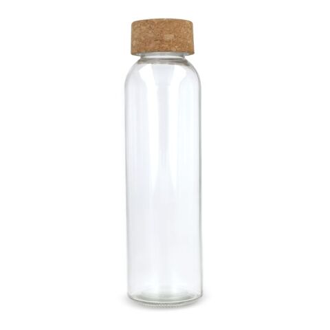 Bouteille en verre recyclé avec bouchon en liège 500ml Transparent | sans marquage | non disponible | non disponible