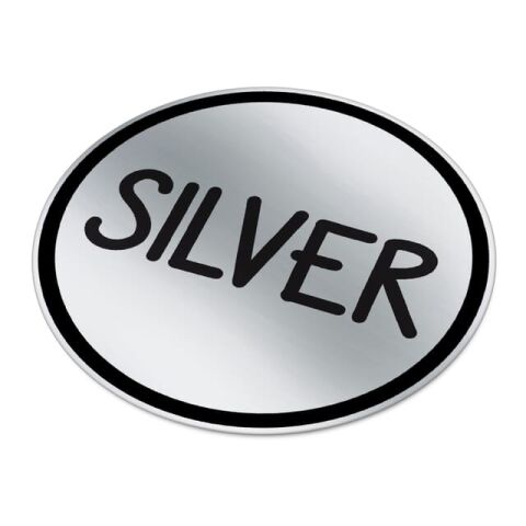 Vinyl Sticker Rond Ø 17 mm Argent | sans marquage | non disponible | non disponible | non disponible