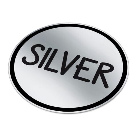 Vinyl Sticker Rond Ø 20 mm Argent | sans marquage | non disponible | non disponible | non disponible