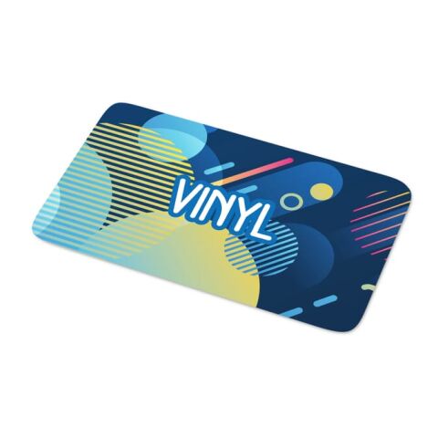 Vinyl Sticker Rectangle 50x20mm