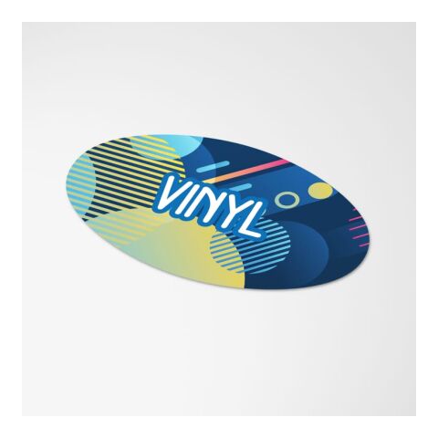 Vinyl Sticker Ovale 50x25mm Multicolore | sans marquage | non disponible | non disponible | non disponible