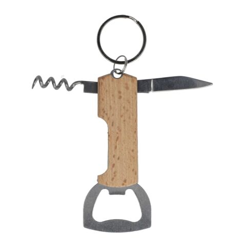 Porte-clés décapsuleur en bambou Nature | sans marquage | non disponible | non disponible