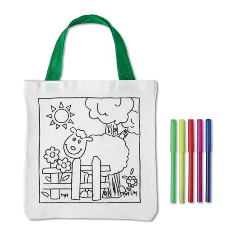 Sac coton à colorier