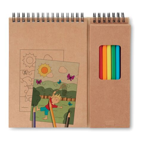 Set de coloriage avec bloc