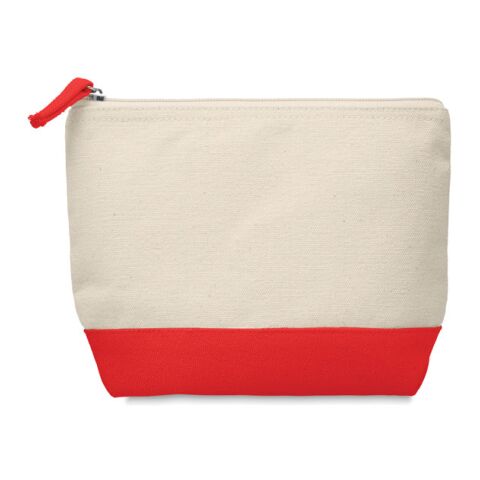 Trousse en coton bicolore
