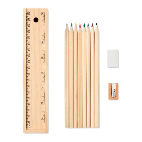 Set de 12 crayons en bois