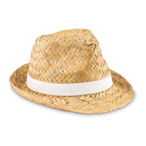 Chapeau en paille naturelle