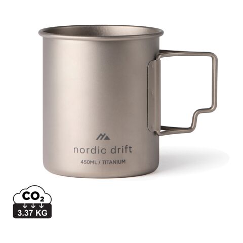 Tasse 450 ml ultra légère en titane Nordic Drift Trail