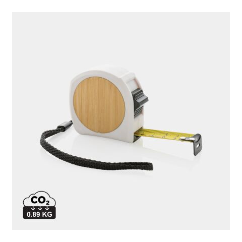Mètre ruban 5M/19mm en plastique recyclé RCS et bambou FSC®