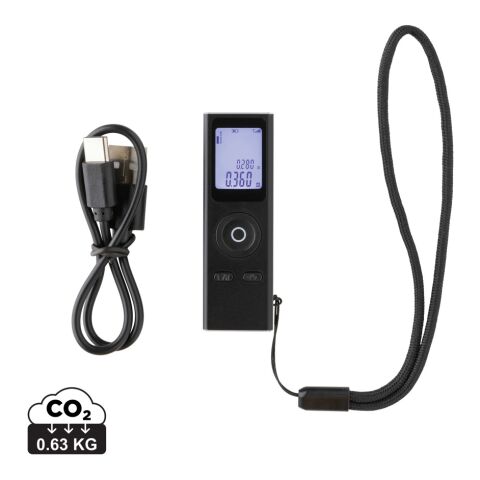 Mètre laser 30 mètres en aluminium recyclé RCS Gear X noir | sans marquage | non disponible | non disponible