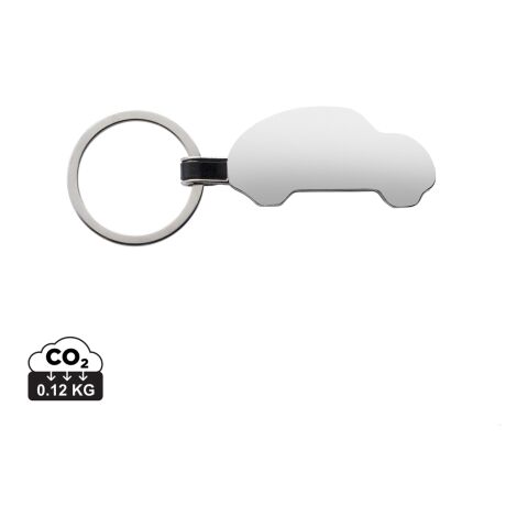 Porte-clés voiture en alliage de zinc recyclé RCS argent | sans marquage | non disponible | non disponible