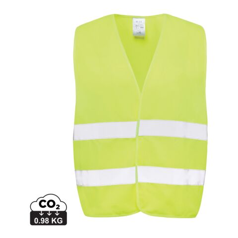 Gilet haute visibilité de signalisation en rPET GRS jaune | sans marquage | non disponible | non disponible