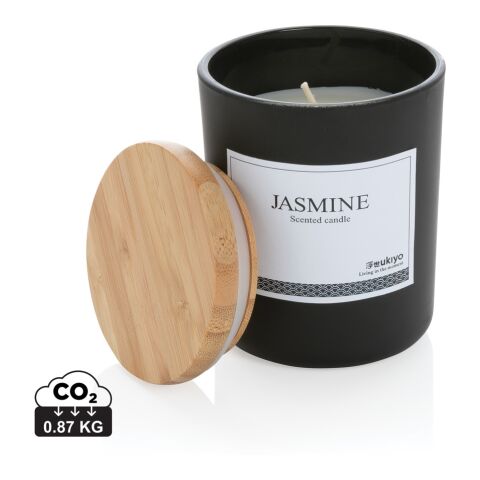 Bougie parfumée avec couvercle en bambou Ukiyo
