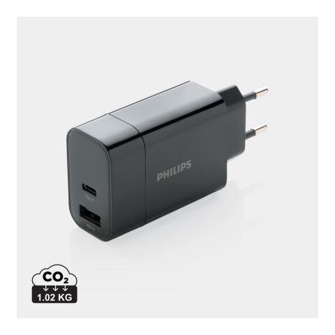 Chargeur Mural Philips, USB 30W Ultra Rapide noir | sans marquage | non disponible | non disponible