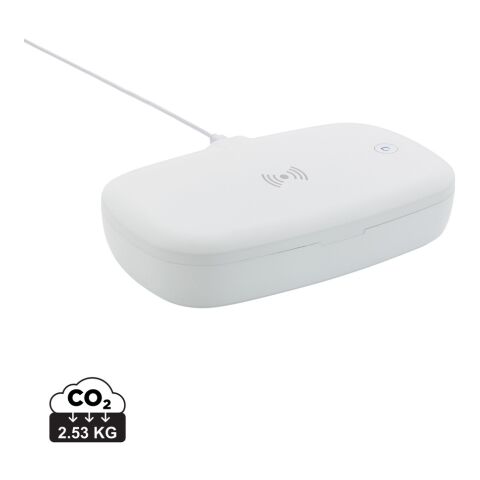 Boîte de stérilisation UV-C avec chargeur sans fil 5W
