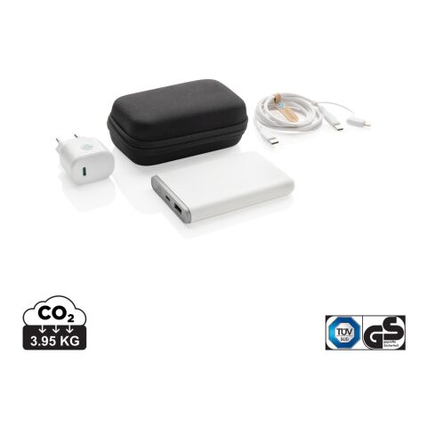 Set de 3 chargeurs 20W et type C en PET recyclé RCS Surge noir | sans marquage | non disponible | non disponible