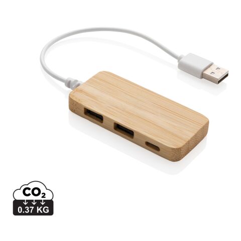Hub en bambou avec Type C