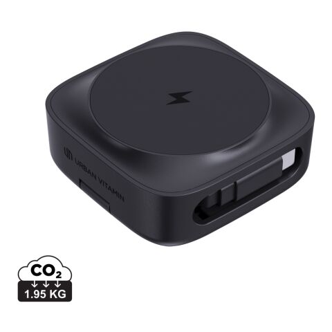 Chargeur 2-en-1 magnétique 15W Urban Vitamin Golet noir | sans marquage | non disponible | non disponible