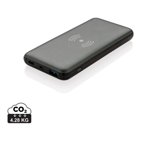 Batterie 10.000 mAh avec Power Delivery et induction 10W gris | sans marquage | non disponible | non disponible