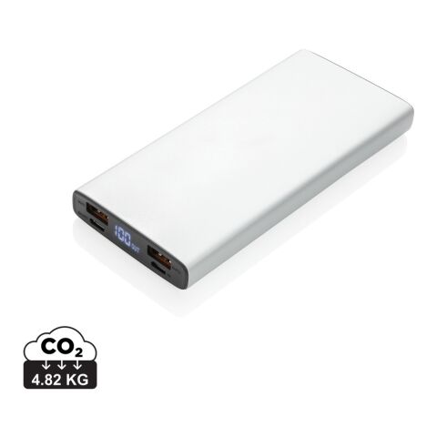 Batterie de secours 10.000 mAh avec PD 18W argent | sans marquage | non disponible | non disponible