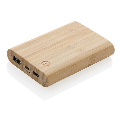Batterie de secours 5000 mAh en bambou certifié FSC ®