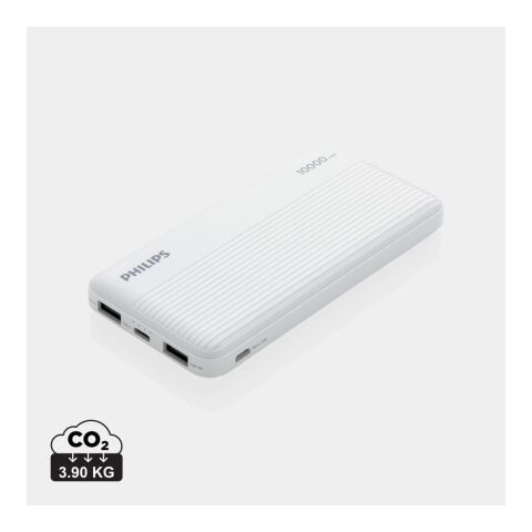 Batterie de Secours Philips Ultra Fine 10,000mAh blanc | sans marquage | non disponible | non disponible