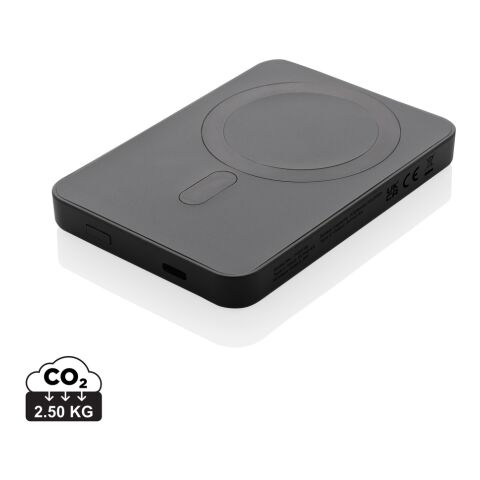 Powerbank magnétique 5000mAh en plastique RCS Magnetix noir | sans marquage | non disponible | non disponible