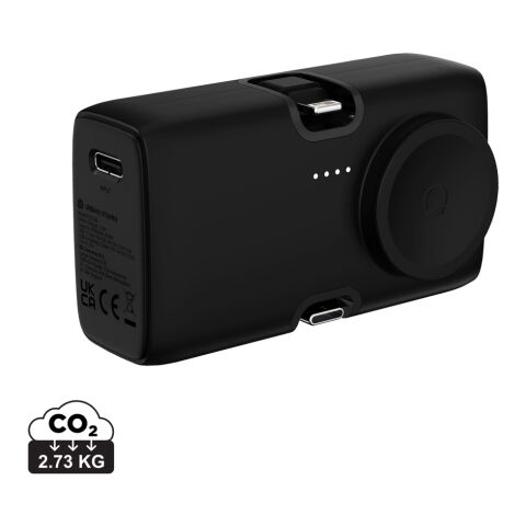 Powerbank 20W PD en plastique RCS Urban Vitamin San Diego noir | sans marquage | non disponible | non disponible