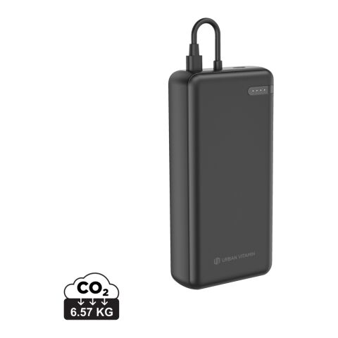 Powerbank 20.000mAh/20W en ABS RCS Urban Vitamin Menlo Park noir | sans marquage | non disponible | non disponible