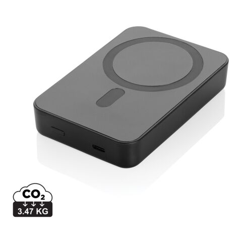 Powerbank magnétique 10.000mAh en plastique RCS Amporia noir | sans marquage | non disponible | non disponible