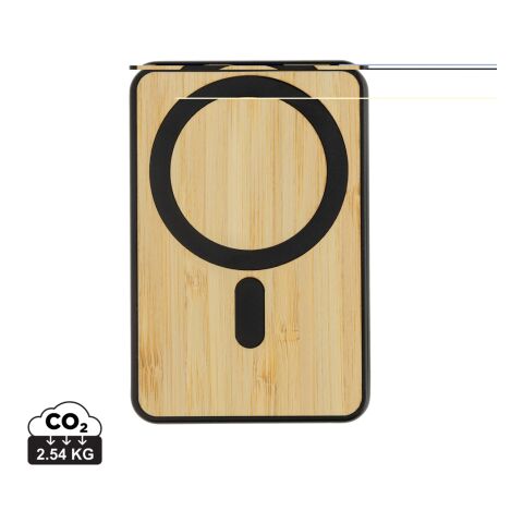 Powerbank 5000mAh et 5W en bambou et ABS RCS Zen noir | sans marquage | non disponible | non disponible