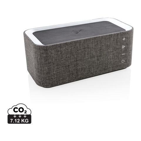 Enceinte avec chargeur à induction Vogue gris-noir | sans marquage | non disponible | non disponible