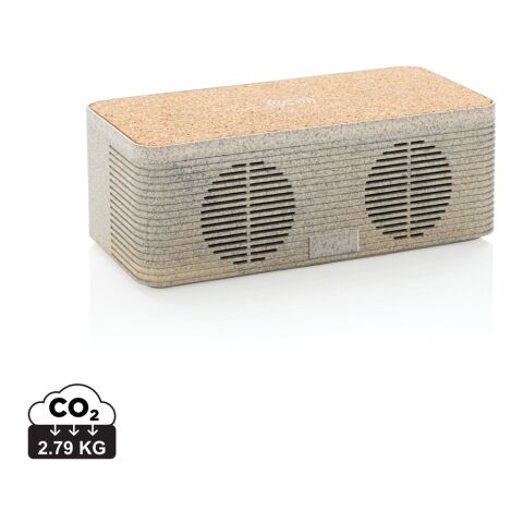 Enceinte 5W avec chargeur à induction en fibre de paille