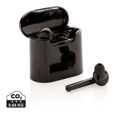 Ecouteurs sans fil dans un boitier de charge Liberty noir | sans marquage | non disponible | non disponible