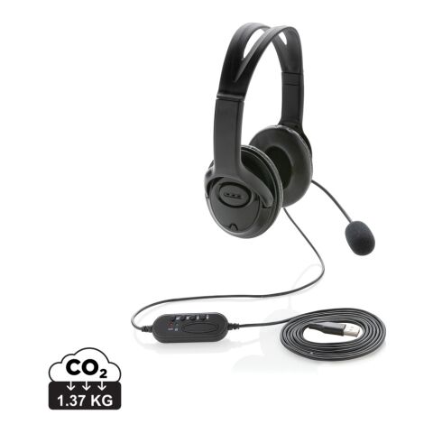 Casque audio filaire noir | sans marquage | non disponible | non disponible