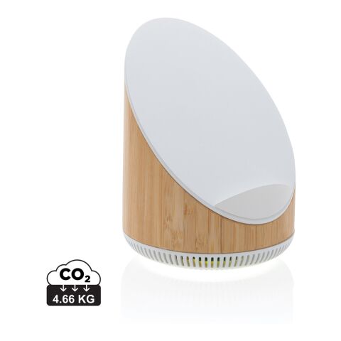 Enceinte 5W en bamboo avec chargeur sans fil 15W Ovate marron | sans marquage | non disponible | non disponible