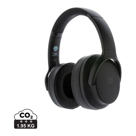 Casque audio en plastique recyclé RCS Urban V Palo Alto noir | sans marquage | non disponible | non disponible