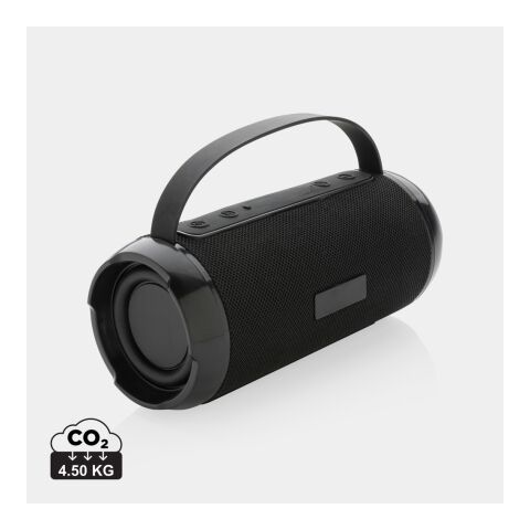 Enceinte étanche 6W Soundboom en plastique recyclé RCS noir | sans marquage | non disponible | non disponible