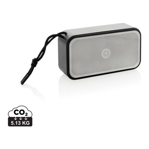 Enceinte 10W en aluminium recyclé RCS Swiss Peak gris | sans marquage | non disponible | non disponible