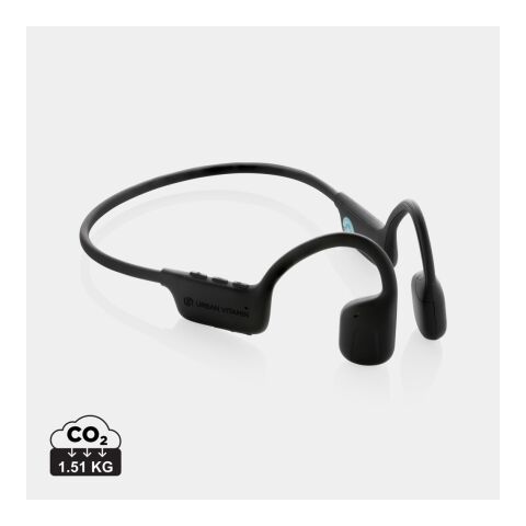 Casque audio en plastique RCS Urban Vitamin Glendale noir | sans marquage | non disponible | non disponible