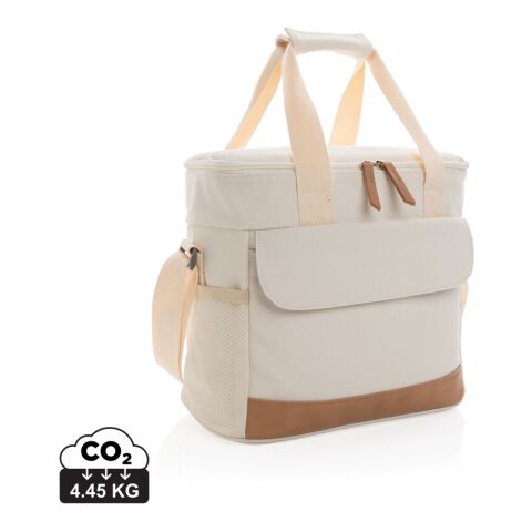 Sac isotherme Impact AWARE™ en toile 16oz recyclé blanc | sans marquage | non disponible | non disponible | non disponible