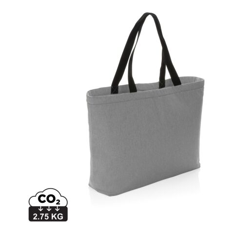 Sac tote iso en toile 240 g/m² recyclée non teintée Aware™ gris | sans marquage | non disponible | non disponible