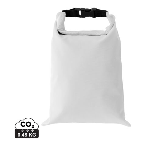 Sac à lunch pliable 30x20cm en rPET AWARE™ Snackstrap blanc | sans marquage | non disponible | non disponible